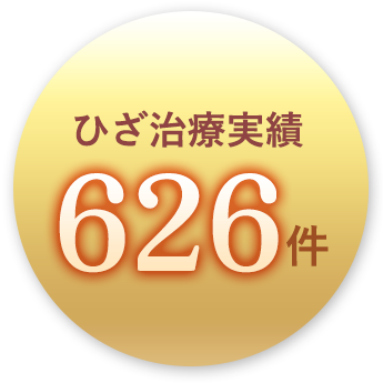 ひざ治療実績497件