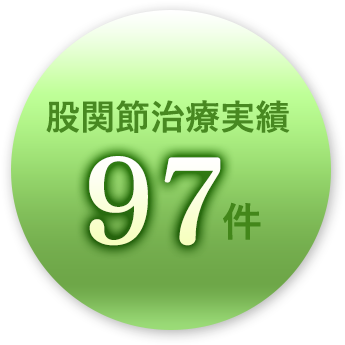 股関節治療実績74件